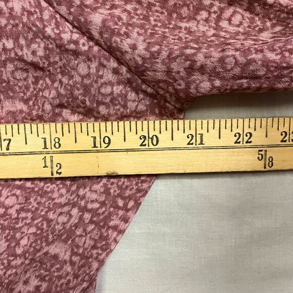 NWT Universal Thread Women's Size Large Mauve Floral Balloon Long Sleeve Blouse - Picture 12 of 13